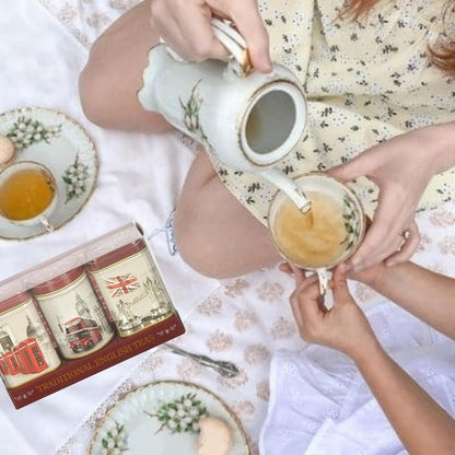 Scottish Shortbread Walkers Gifts & English Tea Gift Set with Cards 5
