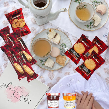 Scottish Shortbread Walkers Gifts & English Tea Gift Set with Cards 7