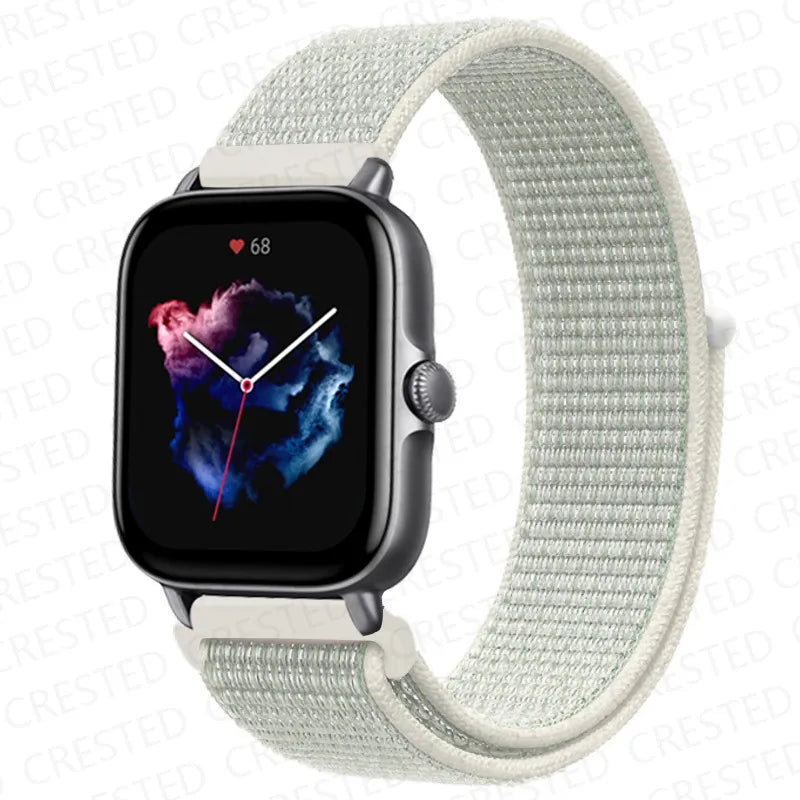 Nylon Sport Watch Band for Amazfit 20mm 22mm Strap