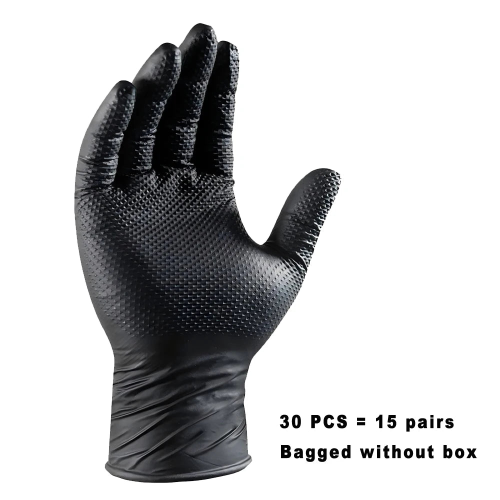 8mil nitrile gloves bag packaging 10 30 50 100pcs not boxed