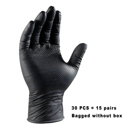 8mil nitrile gloves bag packaging 10 30 50 100pcs not boxed