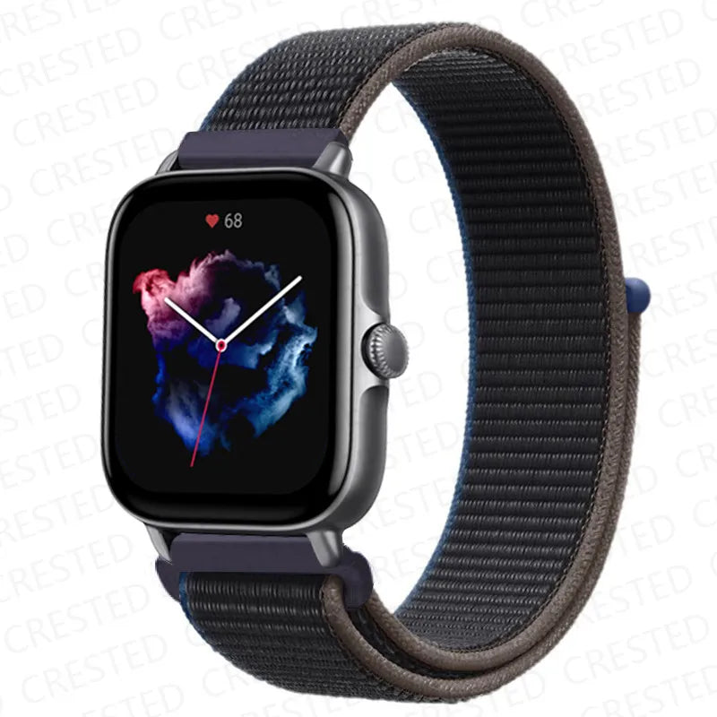 Nylon Sport Watch Band for Amazfit 20mm 22mm Strap