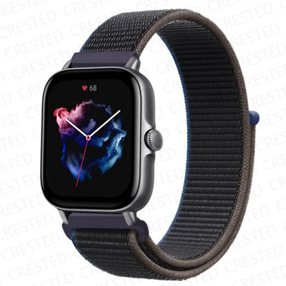 Nylon Sport Watch Band for Amazfit 20mm 22mm Strap