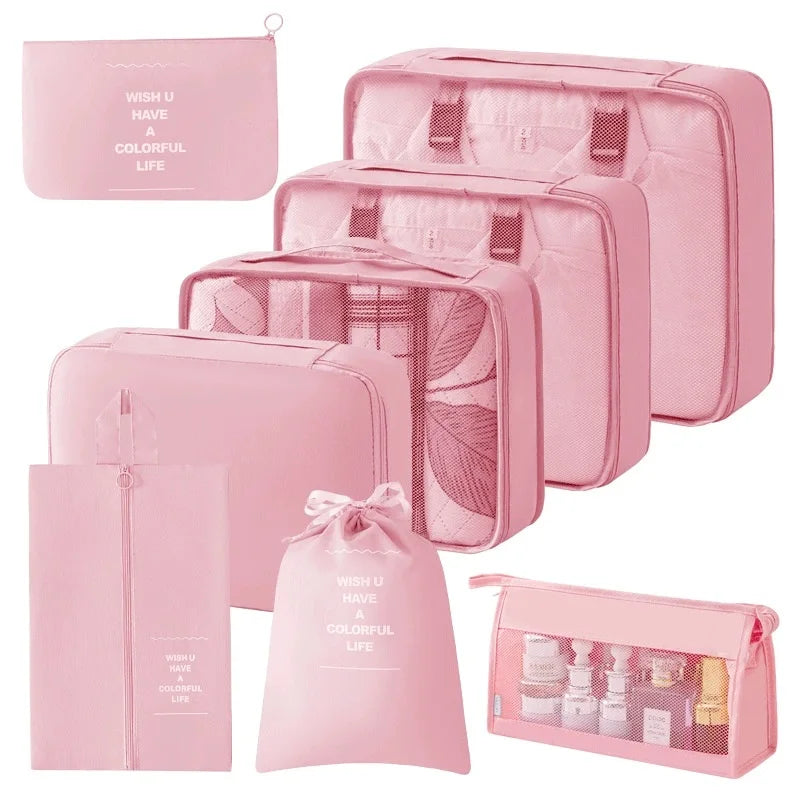 Travel packing cubes set for clothes, shoes and toiletries – shoe organiser 39