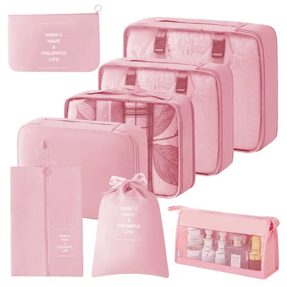 Travel packing cubes set for clothes, shoes and toiletries – shoe organiser 39