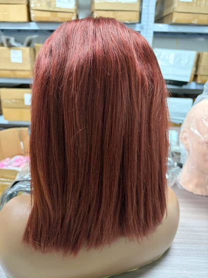 Bob Wig Human Hair 13x4 Lace Front Straight Wig