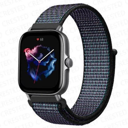 Nylon Sport Watch Band for Amazfit 20mm 22mm Strap