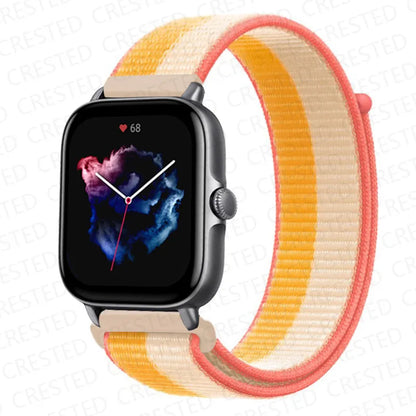 Nylon Sport Watch Band for Amazfit 20mm 22mm Strap