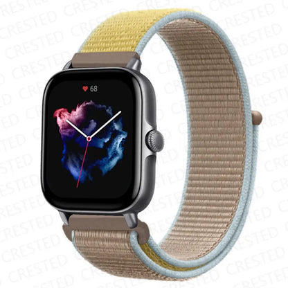 Nylon Sport Watch Band for Amazfit 20mm 22mm Strap