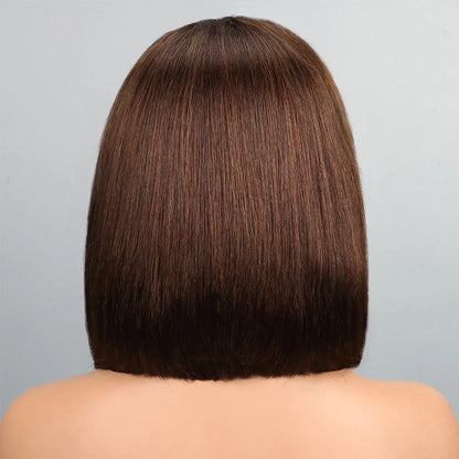 Bob Wig Human Hair 13x4 Lace Front Straight Wig