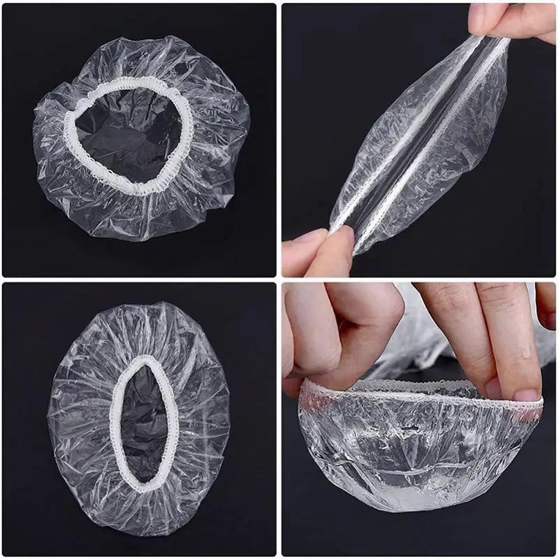 Disposable PE ear covers for barbers