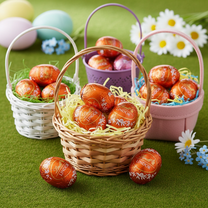 Lindt Lindor Orange Chocolate Easter Eggs 48 x 28g