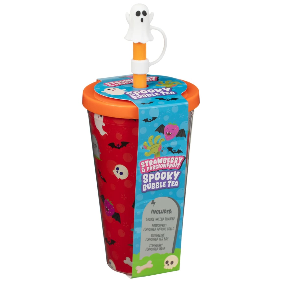 Spooky Bubble Tea Halloween Set – Apple or Strawberry & Passionfruit