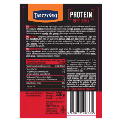 Tarczynski Protein Beef Jerky, 8 x 40g 2
