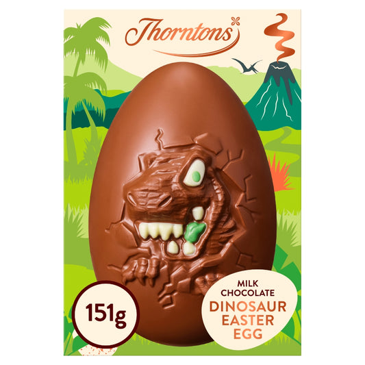 Thorntons Milk Chocolate Dinosaur Easter Egg – 151g