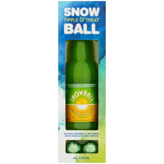 Tipple & Treat Snowball Lemon Truffles Gift Set 200ml