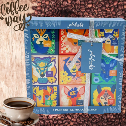 JOLAFUNBS 9 Instant Coffee Selection Gift Set