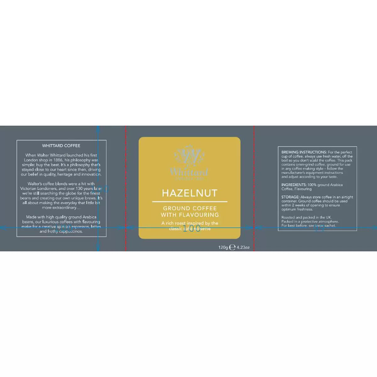 Whittard of Chelsea Flavoured Coffee Gift Set, 4 x 120g