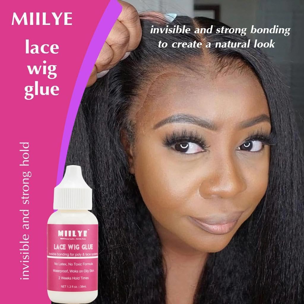 Wig Glue for Front Lace Wigs & Remover Set | Waterproof Invisible Lace Adhesive