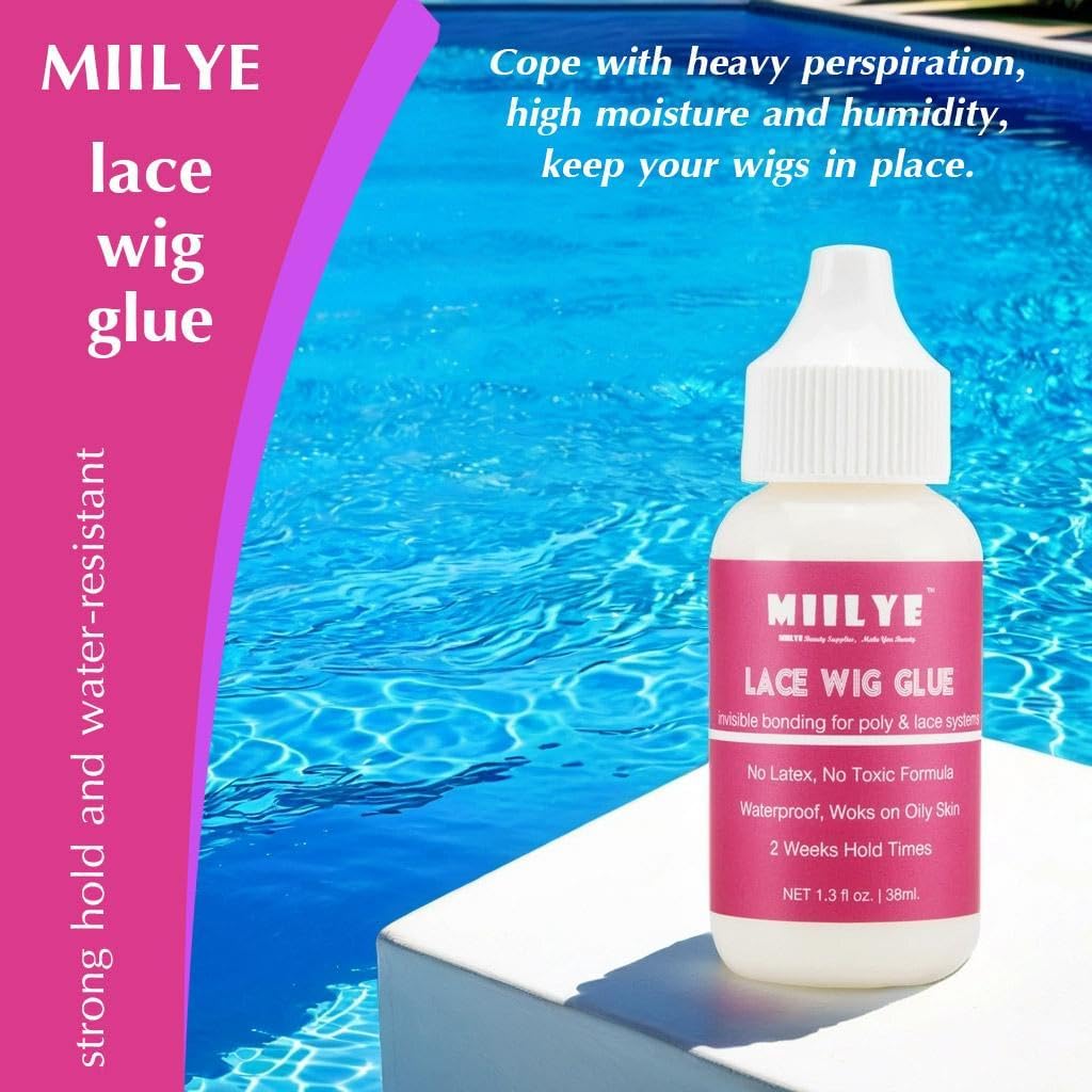 Wig Glue for Front Lace Wigs & Remover Set | Waterproof Invisible Lace Adhesive