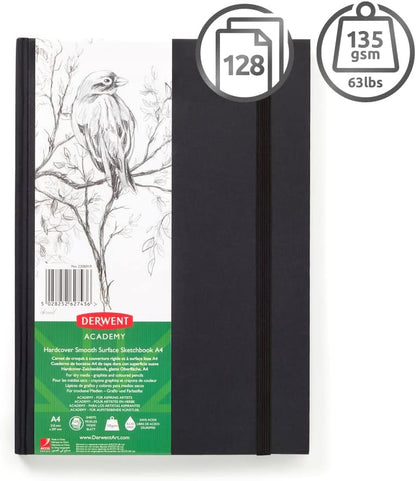 Artist’s hardcover A4 sketchpad for drawing and colour