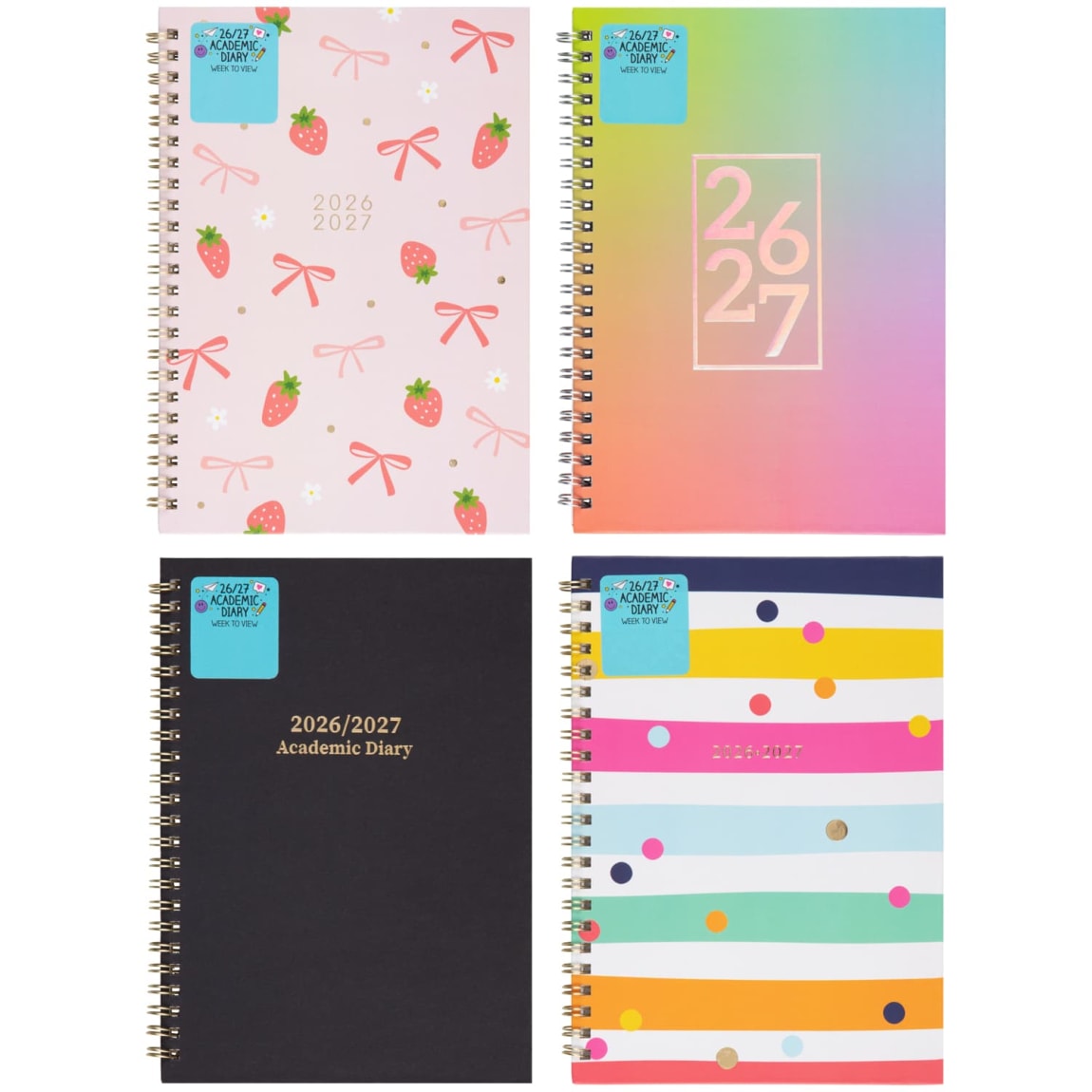 A5 Academic Diary 2026–2027
