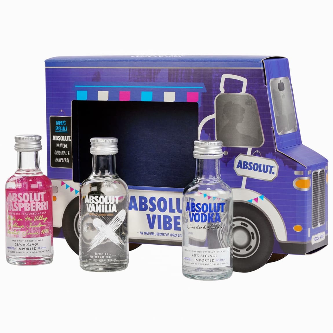 Absolut Vodka Truck Trio Gift Set 3 x 5cl