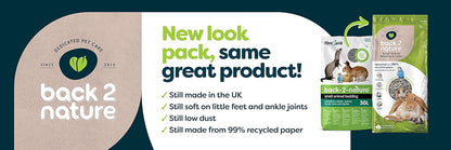 Highly absorbent bedding made from recycled paper pellets