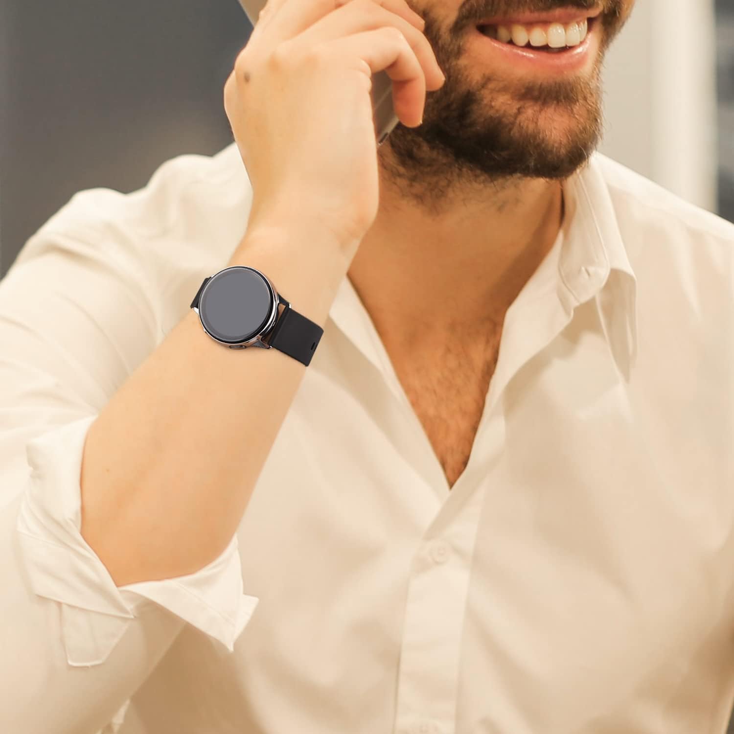 Quick release 20mm smartwatch strap for easy installation