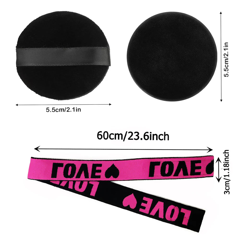 Elastic wig melt band with built in ear covers
