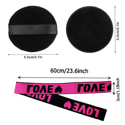 Elastic wig melt band with built in ear covers