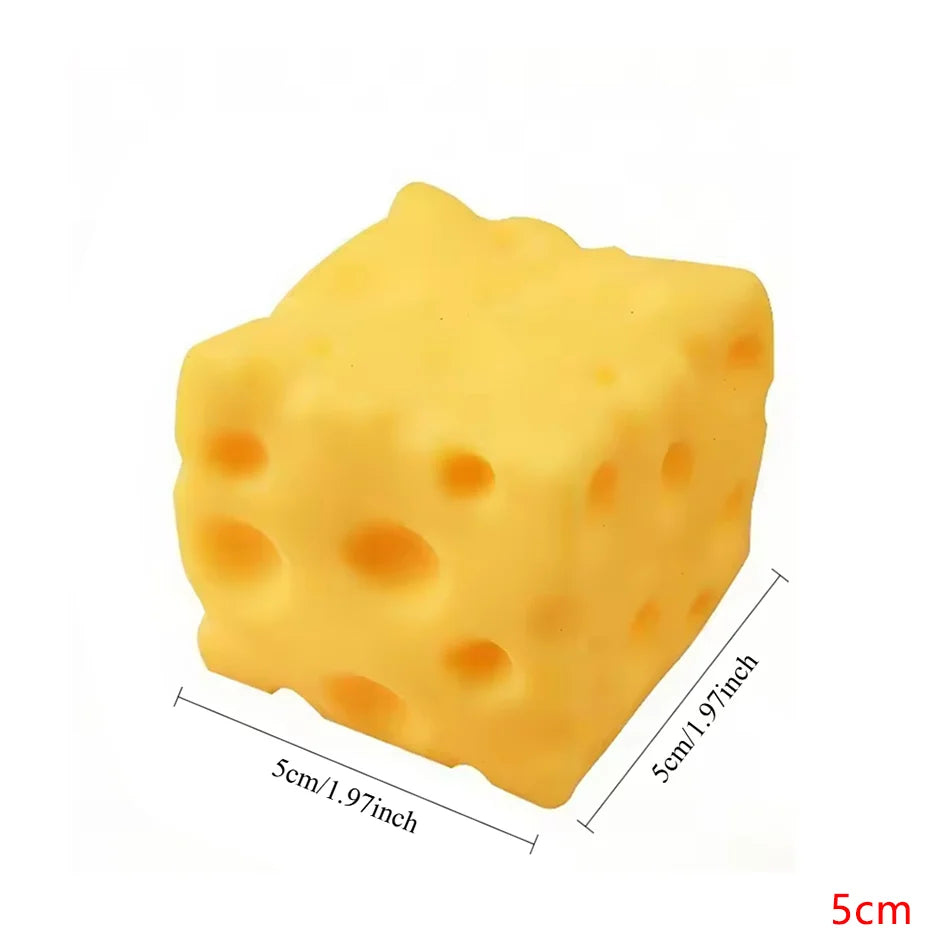 Slow rebound cheese stress ball
