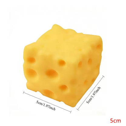 Slow rebound cheese stress ball