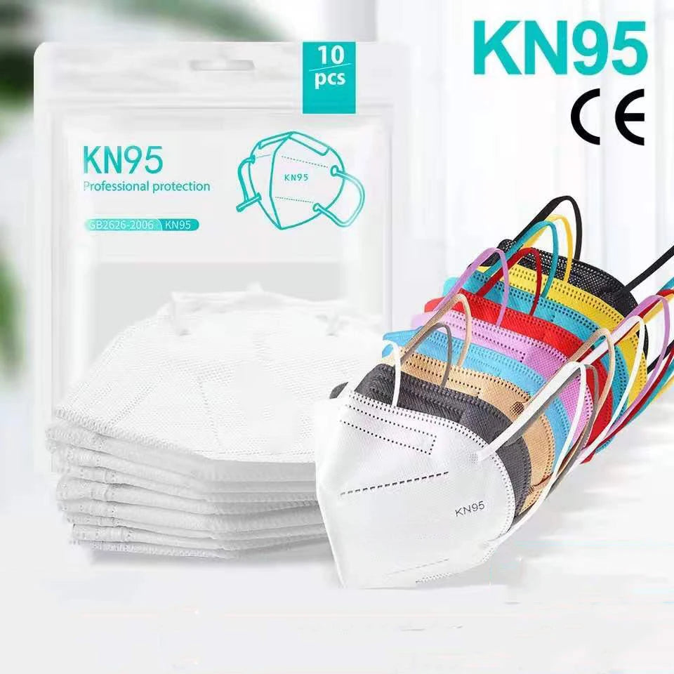 Adult FFP2 KN95 five-layer protective face mask