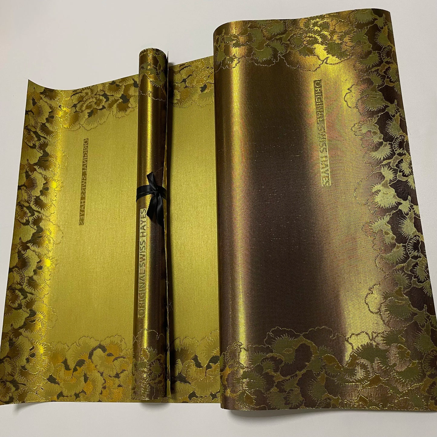 Polyester brocade woven gele fabric material