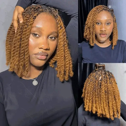 Afro kinky curly bulk hair 50g human hair bundle