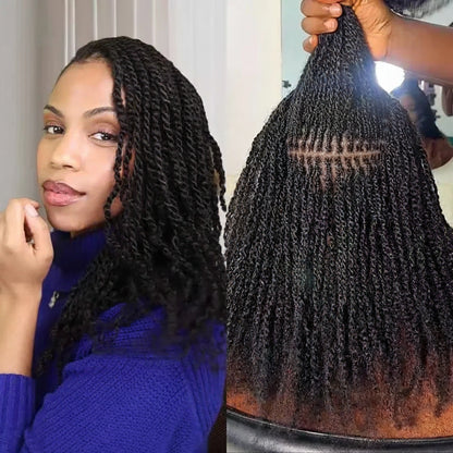 Afro kinky curly bulk hair 50g human hair bundle