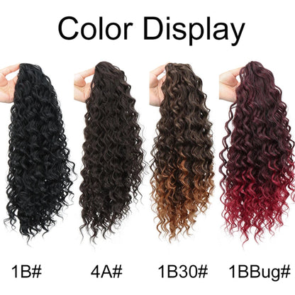 Afro puff clip in synthetic hairpiece for women