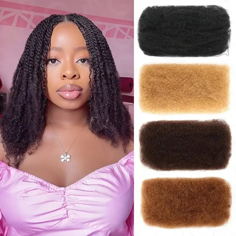 Afro kinky hair for crochet and loc extensions