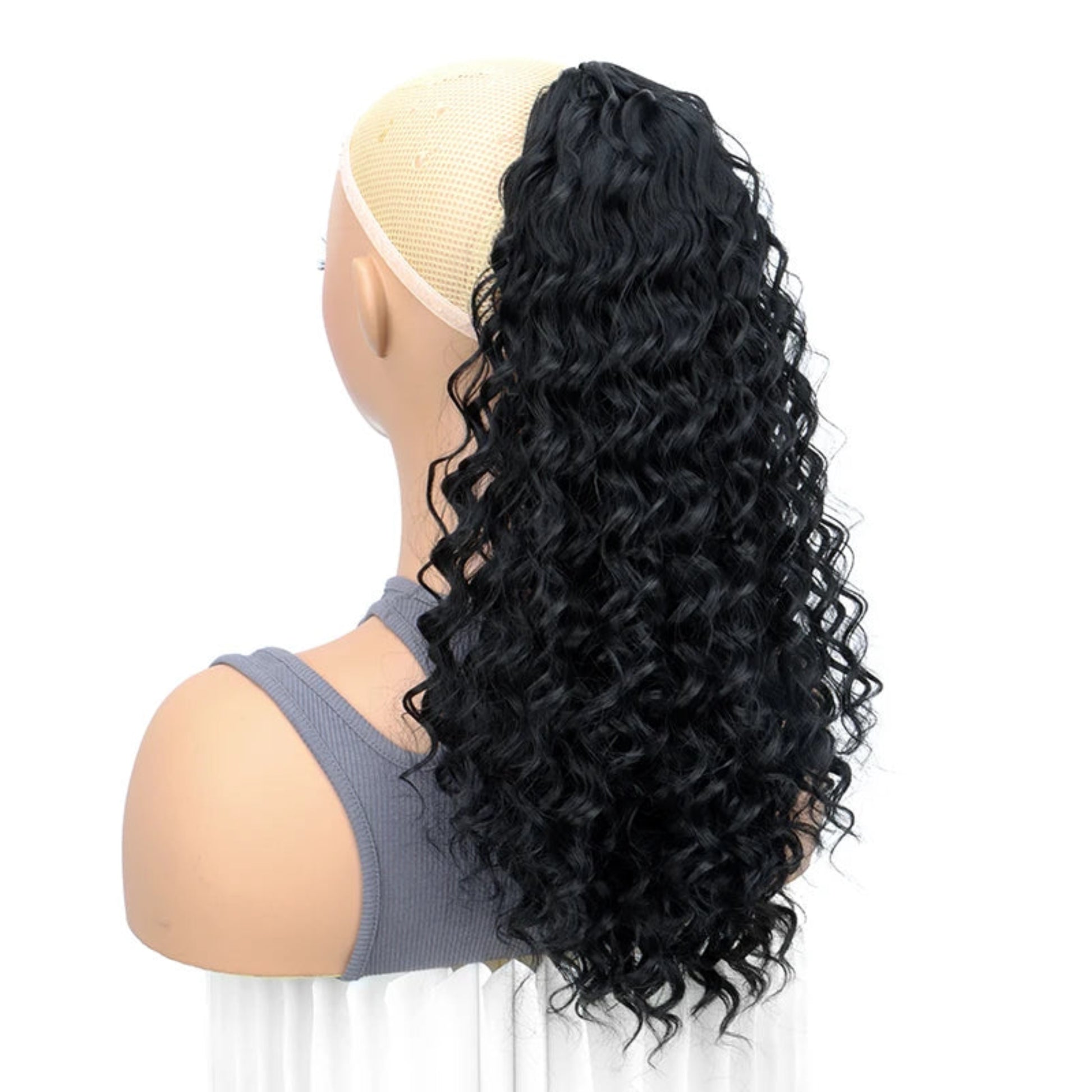 18 inch synthetic afro textured ponytail extension