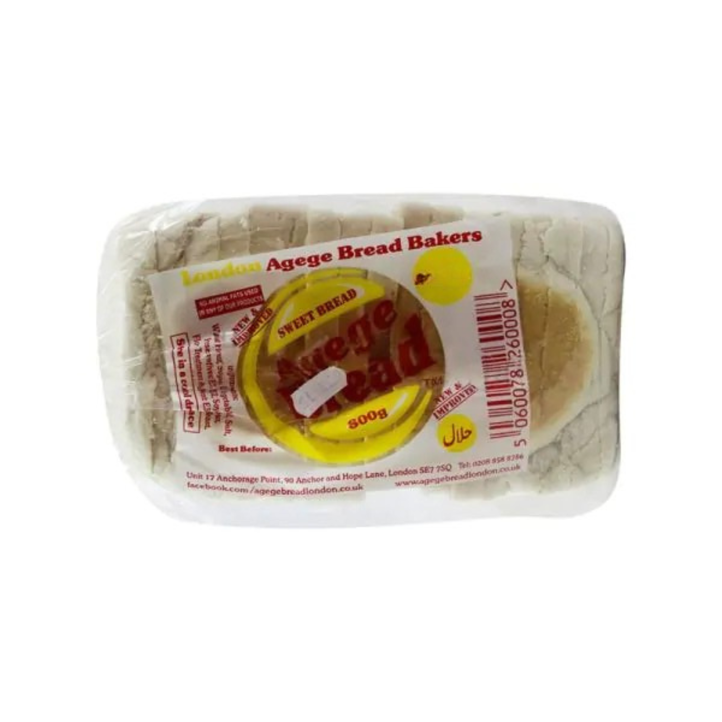 Agege Bread 800g soft sweet loaf or sliced