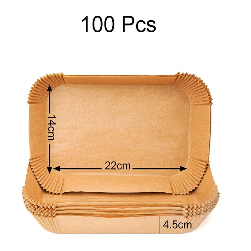 Nonstick paper for air fryer cooking