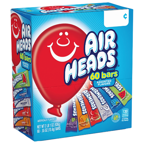 Airheads assorted flavours gravity display box