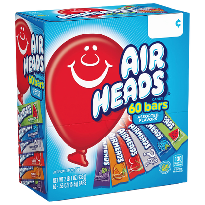 Airheads assorted flavours gravity display box