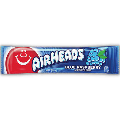 Bulk 36-pack of Airheads Blue Raspberry candy bars