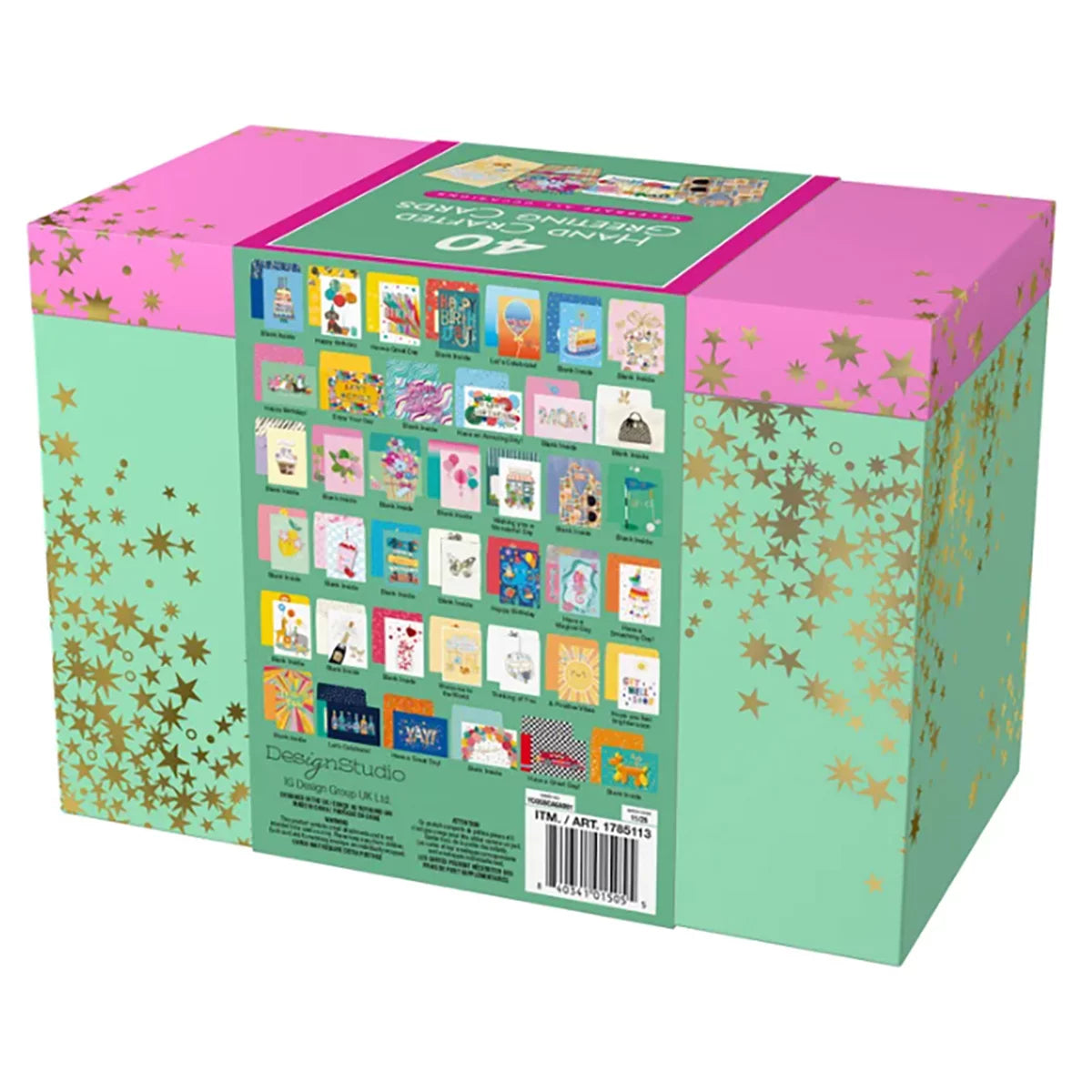 Premium greeting card collection in keepsake box