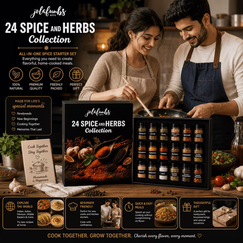 Multi-spice culinary selection for grilling pasta and everyday dishes