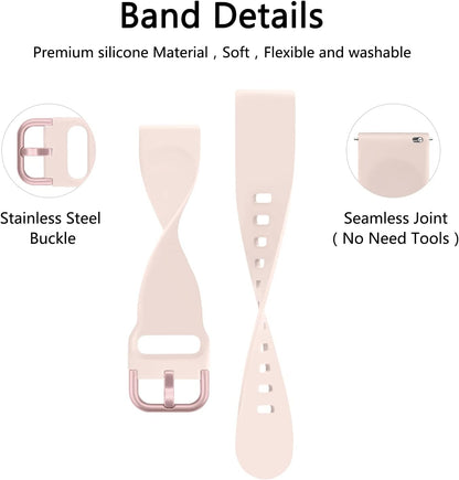 Adjustable pink watch band for Amazfit Bip 3 and Bip U Pro