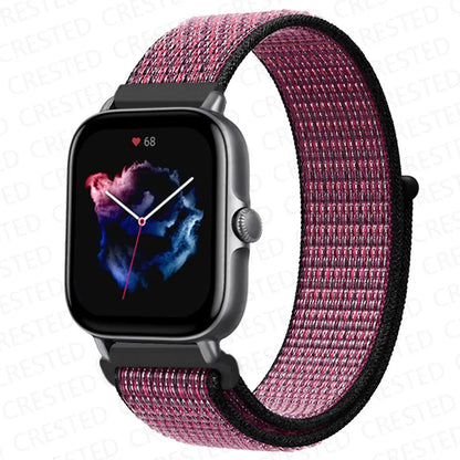 Lightweight woven smartwatch band for long lasting comfort