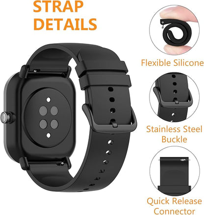 Quick release 20mm smartwatch replacement band